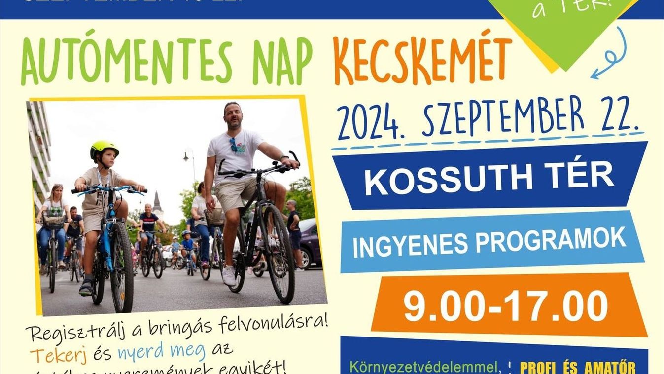 Autómentes nap lesz Kecskeméten